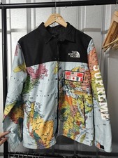 Supreme X North Face Expedition World Map Coach - Size XL