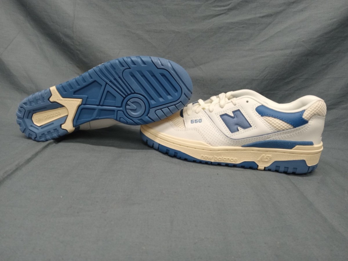 New Balance Boys 550 Sneakers GSB550CP Blue White Size 5.5 NEW NO