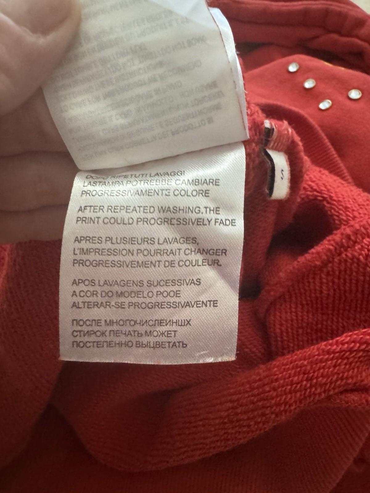 Gucci Interlocking G Logo Crystal Embellished Hoo… - image 12