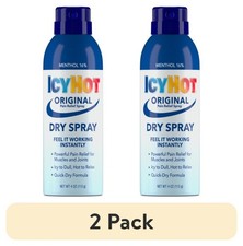  2 pk Original Pain Relief Dry Spray 4 oz. With 16 Menthol