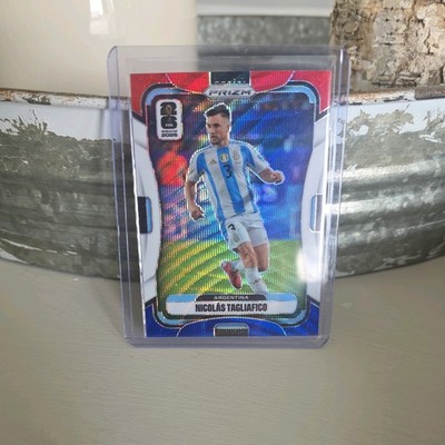 Nicolas Tagliafico 2026 Panini Prizm FIFA World Cup #18 Red White & White Prizm