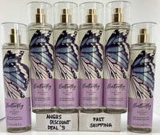 Bath  Body Works BUTTERFLY Fine Fragrance Mist 8Oz  6 Pack  BOTTLES   NEW