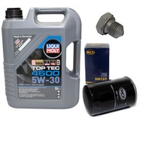 MotoröL Set 5W-30 5 Liter + ÖLfilter SM 107 + Schraube FüR Audi 80 Seat Inca VW