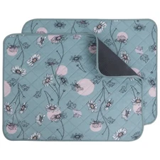 IEUUMLER Washable Pee Pads for Dogs, 2 Pack Non-Slip & Waterproof Pack Whelpi...