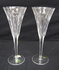 WATERFORD Crystal MILLENNIUM Series HAPPINESS Toasting Fluted Champagne Glasses — photo 2