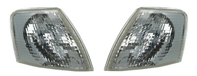 CLIGNOTANT AVANT DROITE + GAUCHE POUR VW PASSAT B5 08.96-11.00 BLANC - Photo 1/4