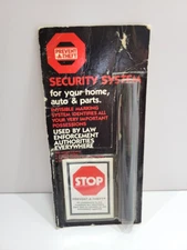 Vintage Pen Prevent-A-Theft Invisible Ink Spy Pen Marker, Security System, NOS