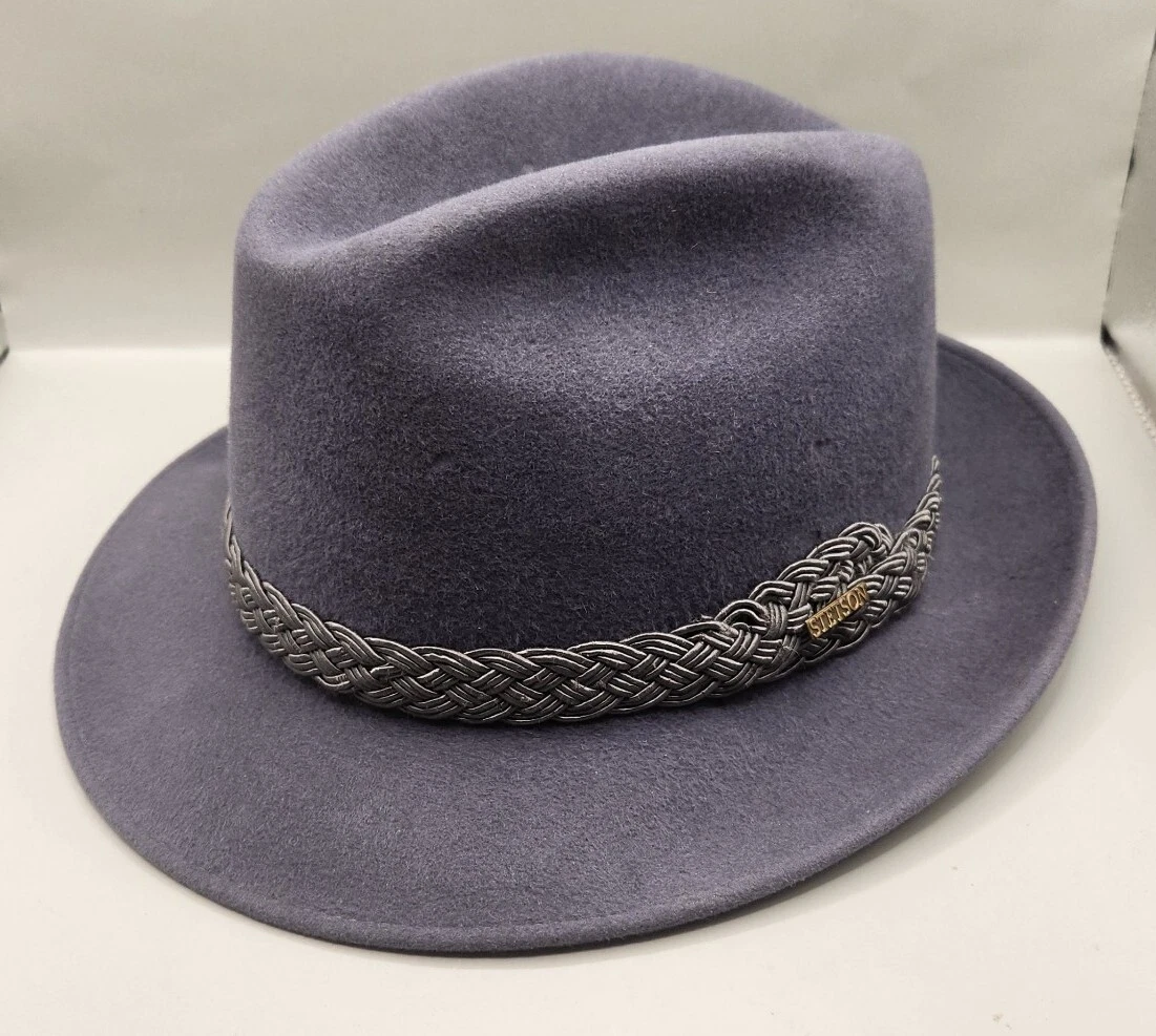 Stetson Gray Vintage Men's 6 7/8 Size for sale | eBay