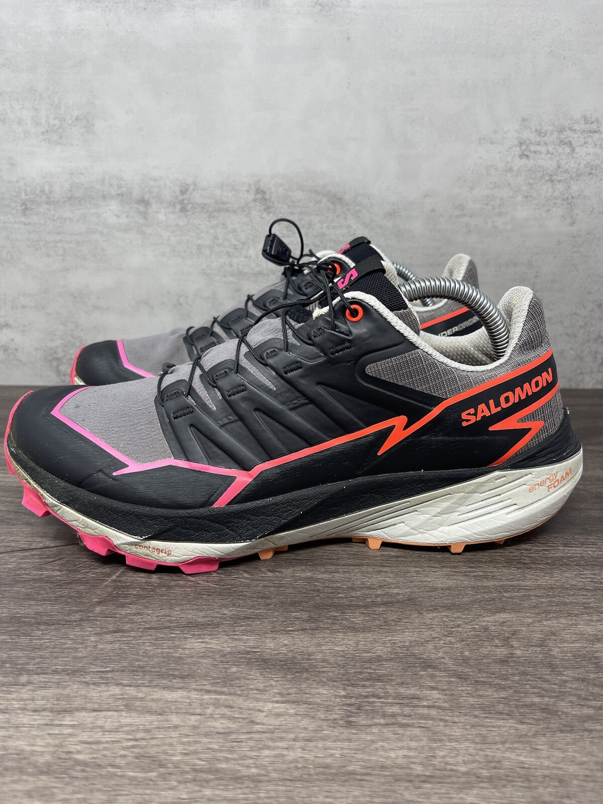 Salomon Scarpe Donna 8.5 Thundercross Trail Running Rosa Nero