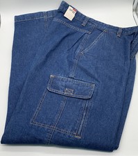 Tommy Hilfiger Womens Wide Leg Cargo Pocket Jeans Size 10 NWT