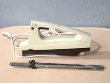 Vintage Sunbeam Electric Slicing Knife 8" Blades Stainless Steel EK-100 TESTED