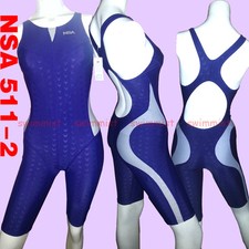NSA 511-2 WOMEN'S COMPETITION TRAINING RACING KNEESKIN SWIMWEAR M US GIRLS 10-12