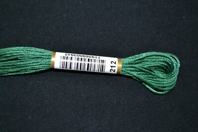 Anchor Cotton Threads for Embroidery Shade 212 Spruce Dark