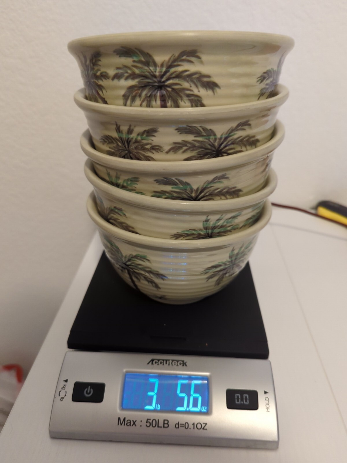 Tabletops Unlimited Palm Tree Melamine Bowls Set Of 5 eBay