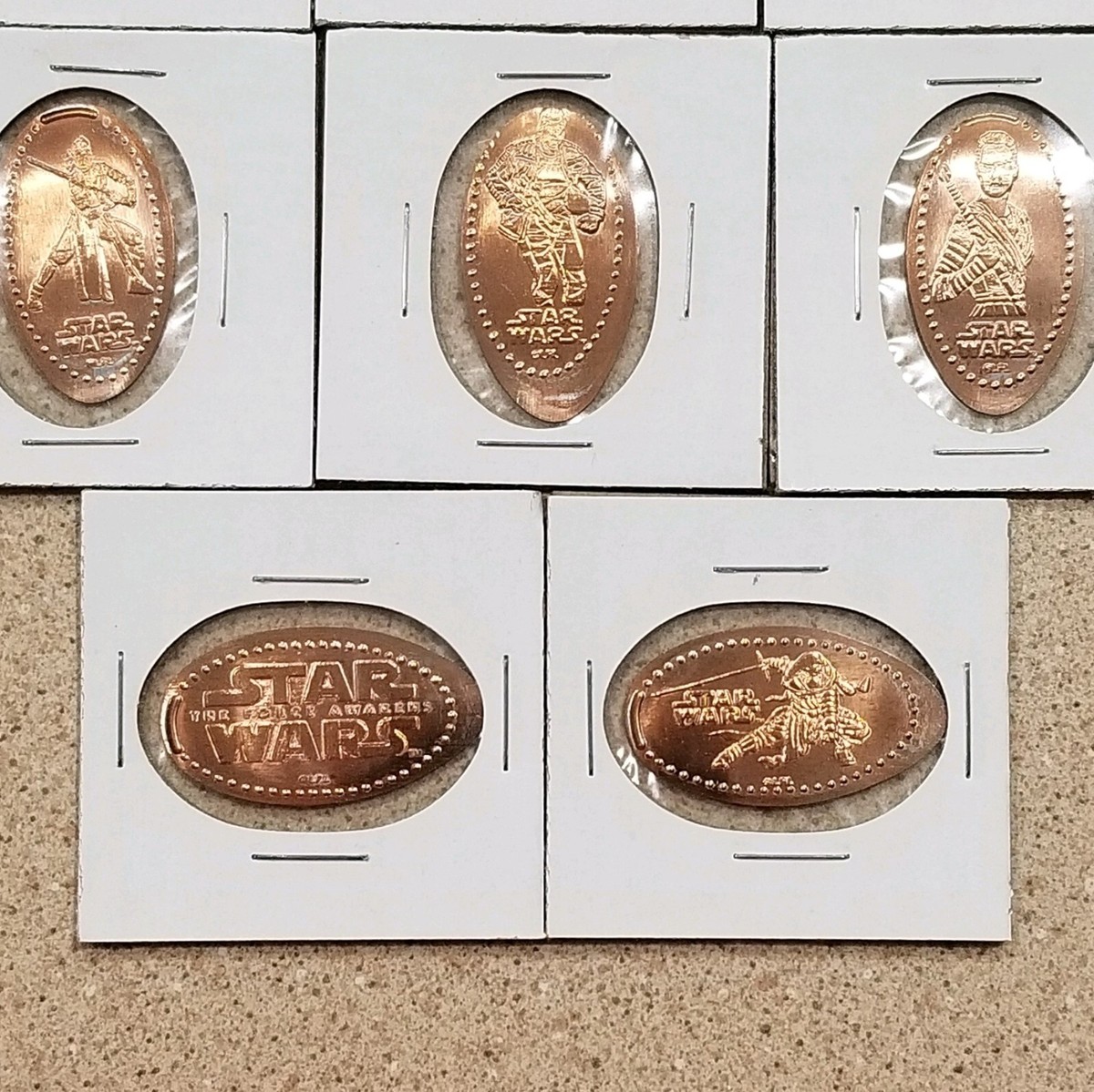 Walt Disney World Hollywood Studios Star Wars Pressed Penny Coins
