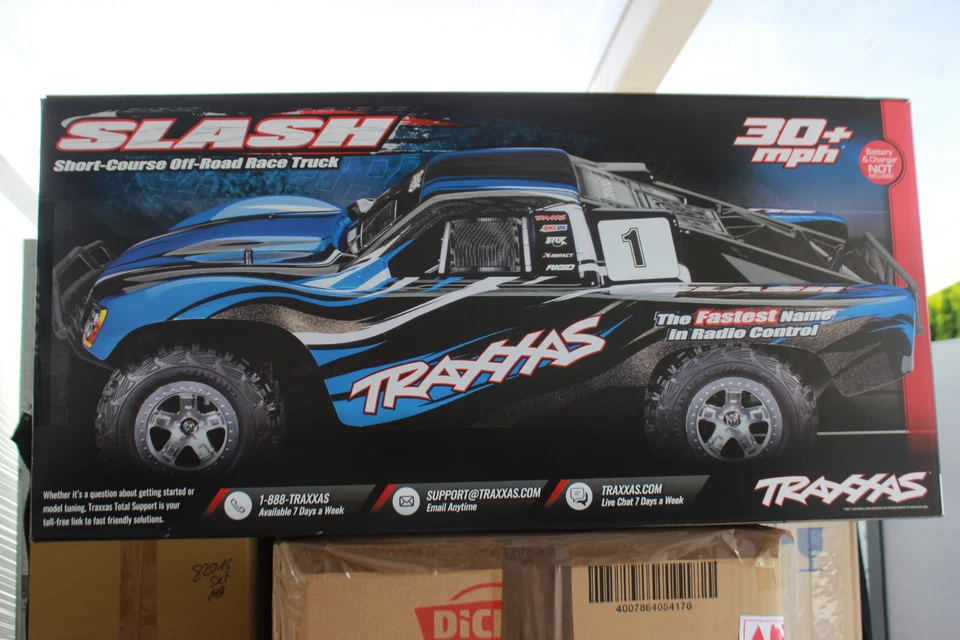 Traxxas  58024 BLUE R Slash blau RTR ohne Akku/Lader Auto RC  NEU OVP  1:10 - Bild 3 von 4