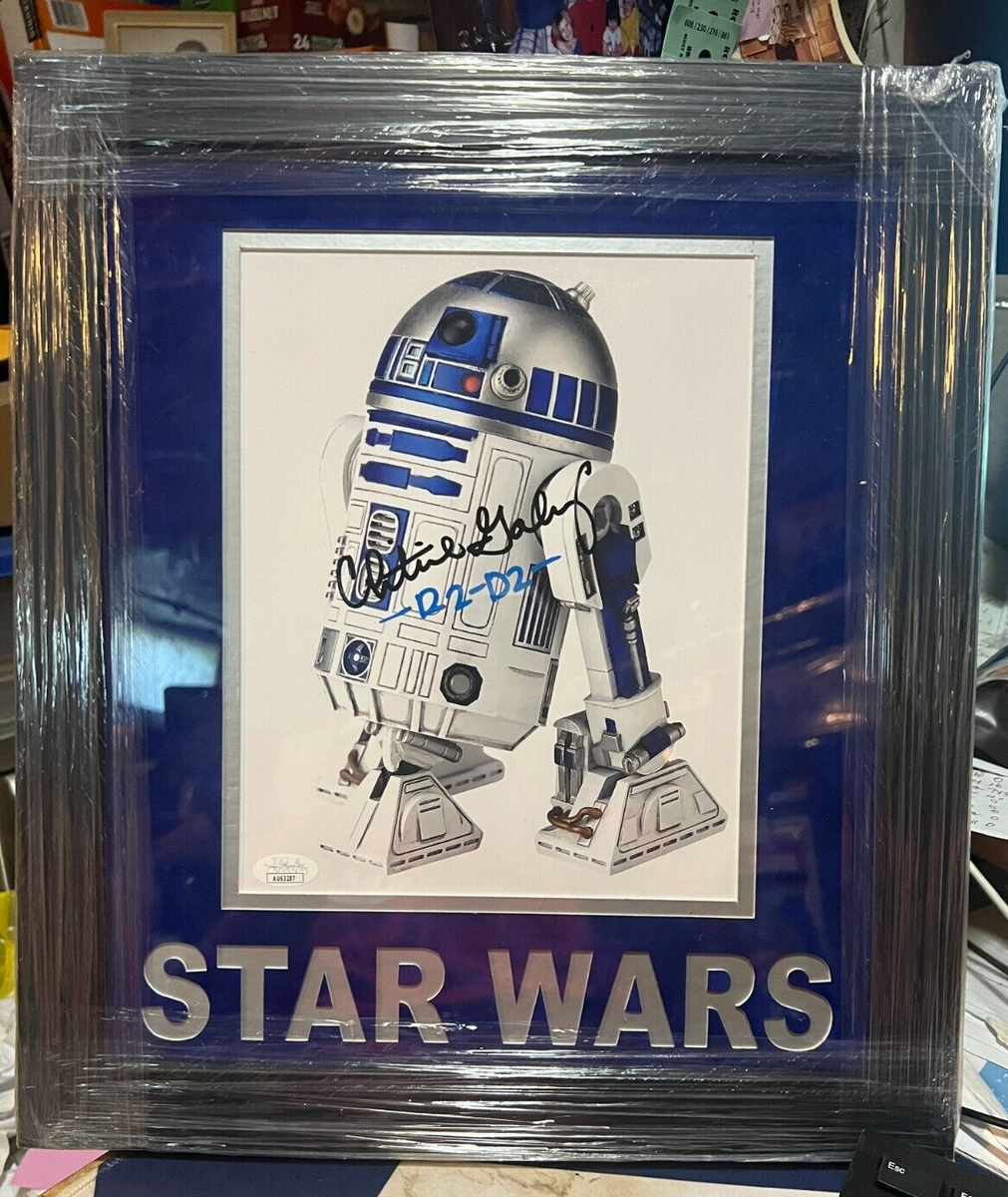 STAR WARS - R2-D2 -CUSTOMED FRAMED-8x10 PHOTO SIGNED BY CHRISTINE