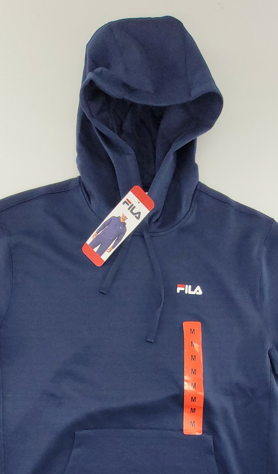 FILA Men’s Performance Hoodie BLUE Size Medium M