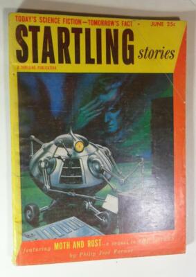 STARTLING STORIES PULP JUNE 1953 PHILIIP JOSE FARMER FOX B HOLDEN ED EMSH COVER