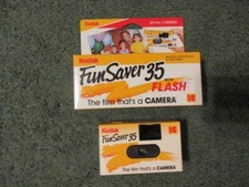 Vintage 1990/1991 Lot of 2 New Sealed Kodak Funsaver 35 Cameras
