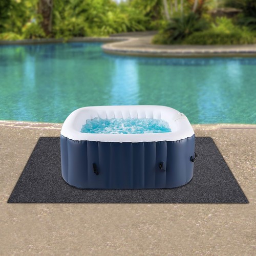 2 Sizes Extra Large Hot Tub Pad Inflatable Hot Tub Mat Outdoor/Indoor Ground - Picture 2 of 32
