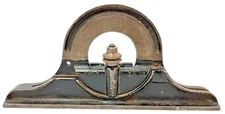 THE L.S.STARRETT Co. Machinist's Protractor Head No. 490 w/ Bubble Level