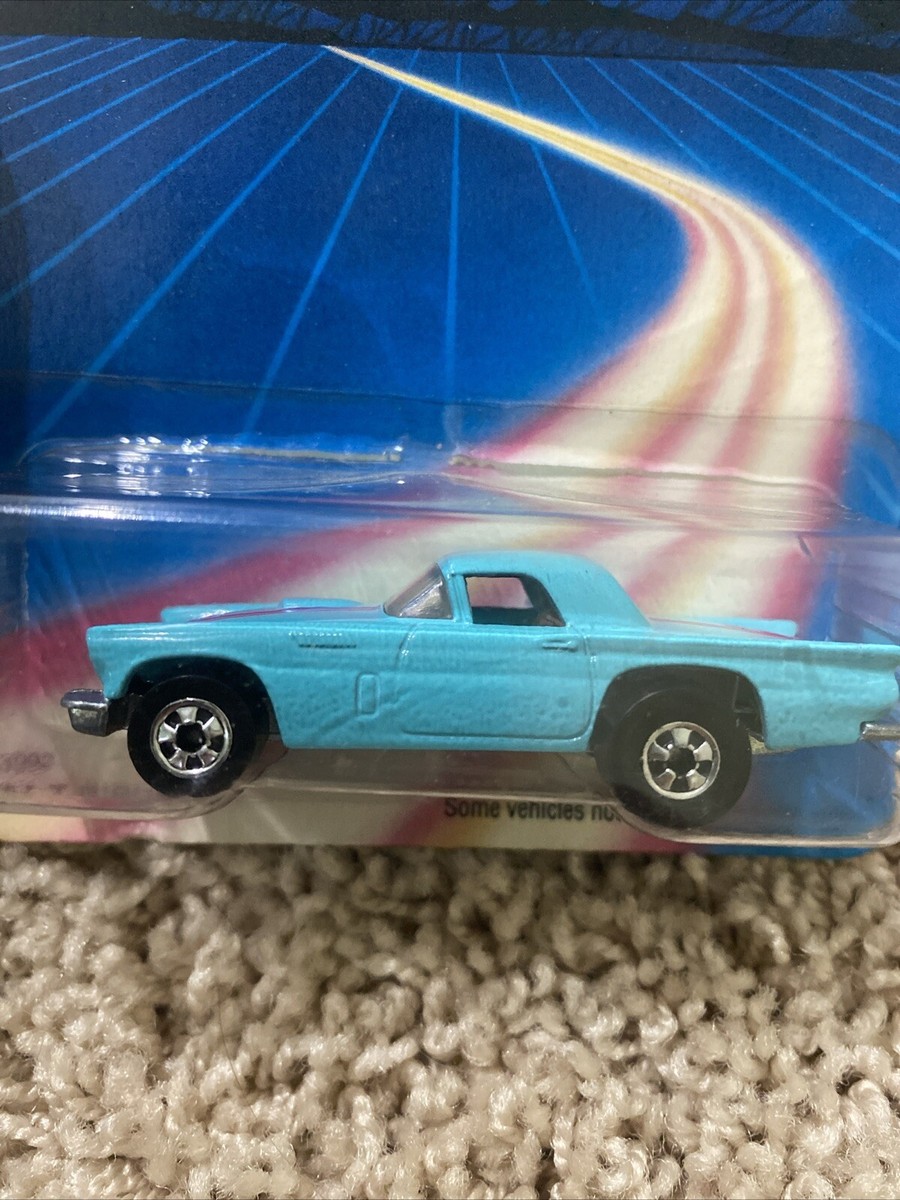 NIP FACTORY SEALED Hot Wheels 1986 '57 T-bird 3992 Blue | eBay