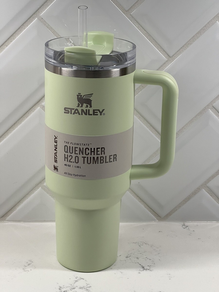 Stanley Quencher Pale Lime Green H2.0 Tumbler 40oz Target Exclusive Limited  Ed. | eBay