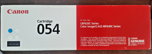 Canon 054 Toner Cartridge Cyan for LBP620C Series Official Genuine NEW