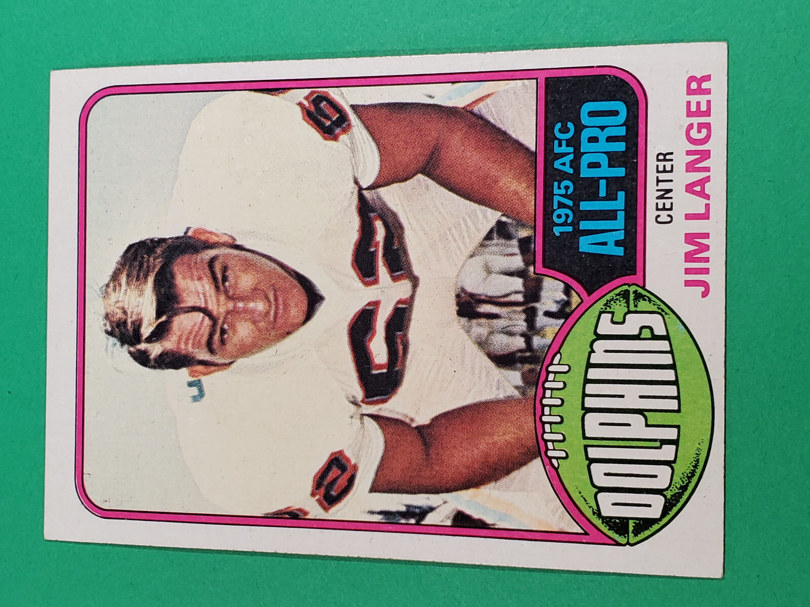 1976 TOPPS FOOTBALL #210 JIM LANGER HIGH GRADE EX EX-MT