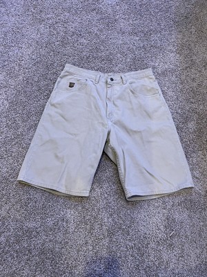 Wrangler Hero original de Color Caqui Algodón Talla 34 para Hombre  Pantalones Cortos Botón Postal | eBay