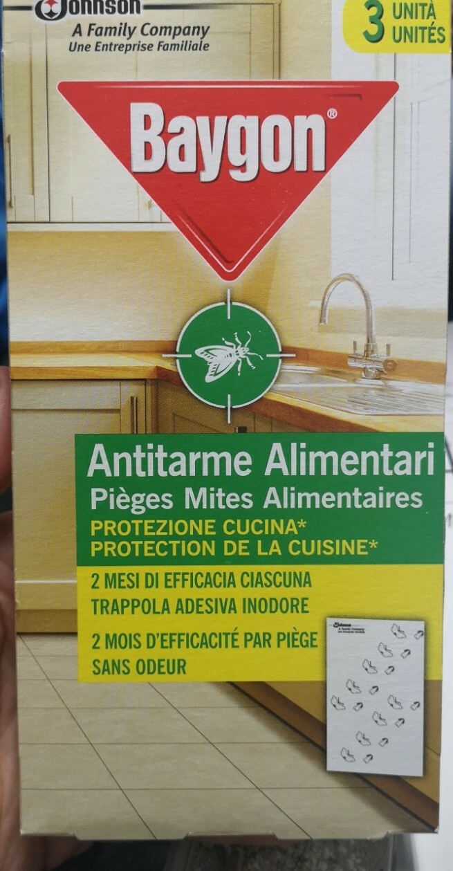 Baygon Antitarme Alimentari  Cucina - 3pz INSETTICIDI PROTEZIONE CUCINA