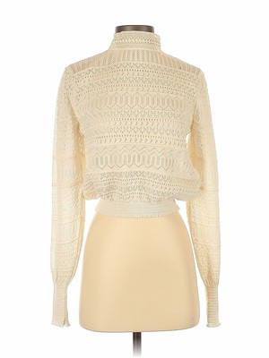 Zara Women Brown Long Sleeve Top M | eBay