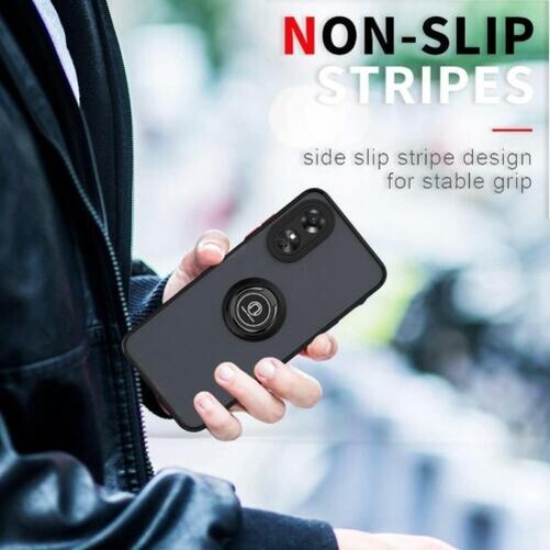 Armatura Fonda Per Honor 90 Custodia Magnetica Ruota Anello In Metallo Cavalletto Supporto Cover Per Honor 90 Custodia Lente Scorrevole Antiurto Capa