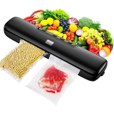 Auto Air Seal Vacuum Sealer Machine Dry Wet Food Modes Compact 12.6'Food Storage