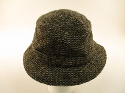 Vintage LL Bean Harris Tweed Wool GoreTex Bucket Hat Adult Size Small - Picture 3 of 11