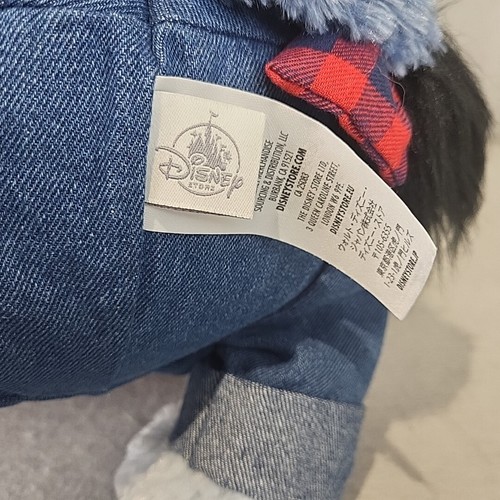 Peluche Eeyore Disney Edizione Speciale Invernale Natale Plaid e Denim Lumberjack - Foto 12 di 13