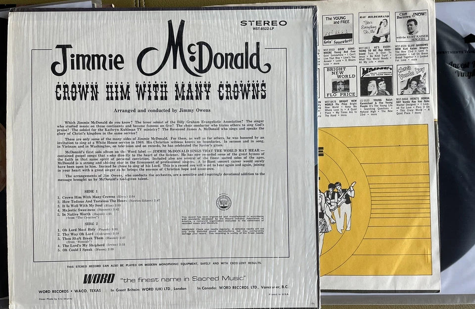 Jimmie McDonald ‎– Crown Him With Many Crowns - Foto 2 de 4