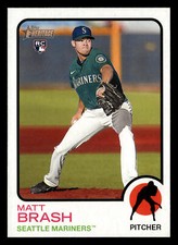 Matt Brash 2022 Topps Heritage #547 Seattle Mariners ROOKIE *030B