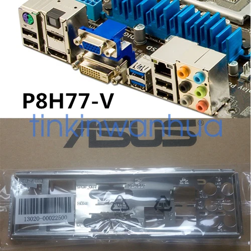 For ASUS P8H77-V/ P8Z77-V LK IO I/O Shield Backplate Back Plate