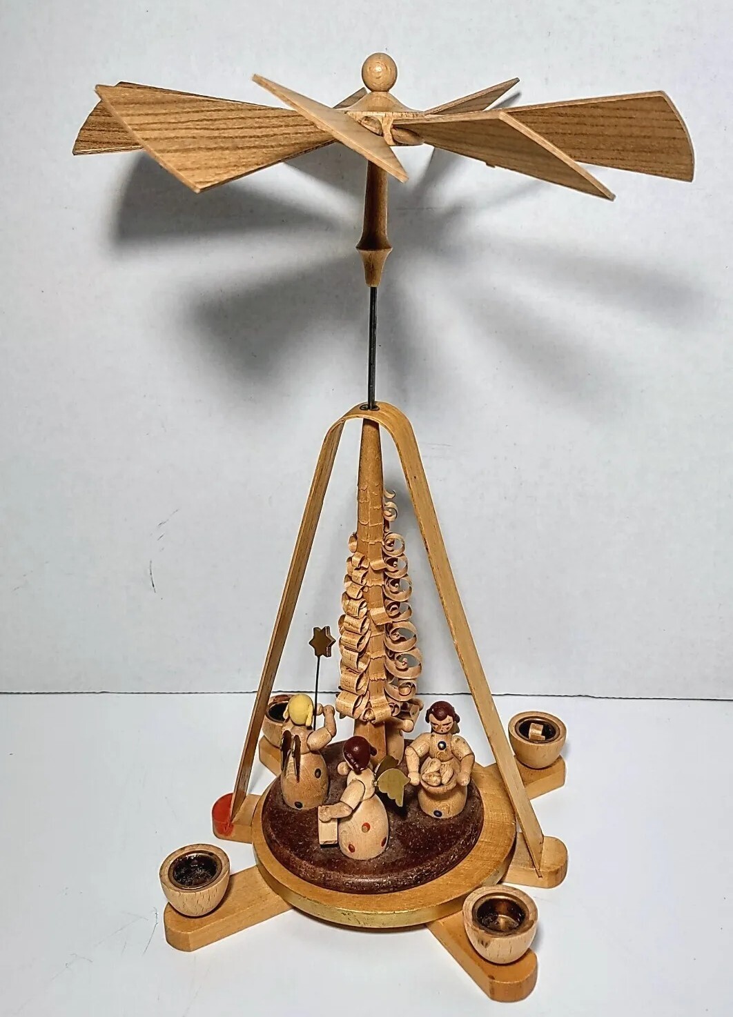 Pyramid Nativity Scene Germany 12" Wood eBay