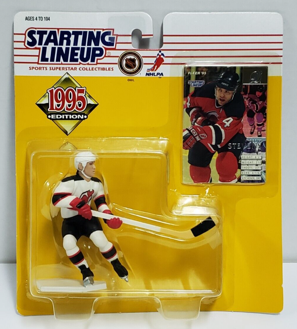 SCOTT STEVENS - New Jersey Devils Starting Lineup 1995 NHL SLU