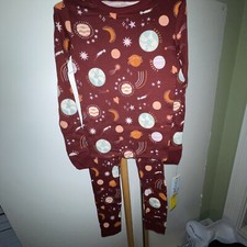 Cat  Jack Girls Size 6 Sleepwear PJ's World Planets Moon Heart NEW NWT