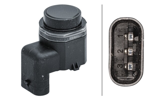 Hella 6PX 358 141-621 Sensor, Einparkhilfe For Volvo-image