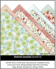 Stampin Up PAINTED SEASONS Designer Series Paper 24 Sheets DSP Half Pack