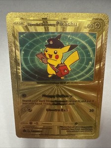 Special Delivery Pikachu Gold | eBay