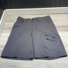 Lululemon Cadence Commute Shorts Mens Size 32 Gray Pinstripe Cargo Utility Golf