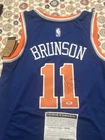 JALEN BRUNSON SIGNED NIKE JERSEY PSA COA AUTHENTIC AUTOGRAPH NEW YORK KNICKS NBA