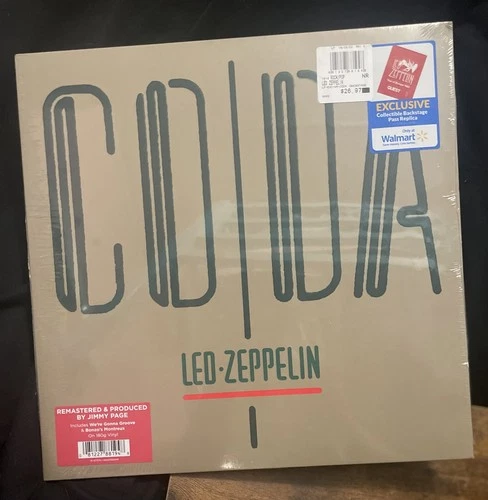 LED ZEPPELIN Coda 180g VINYL LP *SEALED* Hype Sticker,  REMASTERED