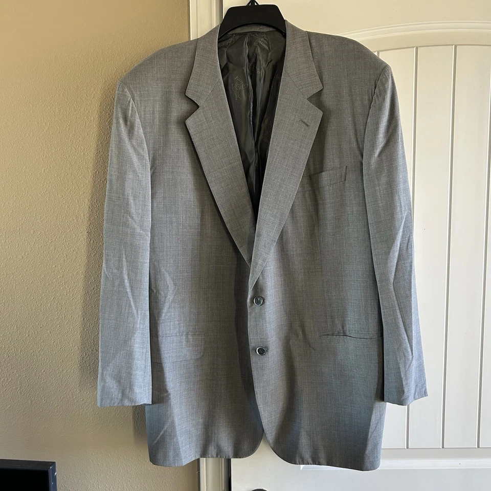 Casaco esportivo masculino de lã BRIONI peito único 48 R leve - Imagem 2 de 4